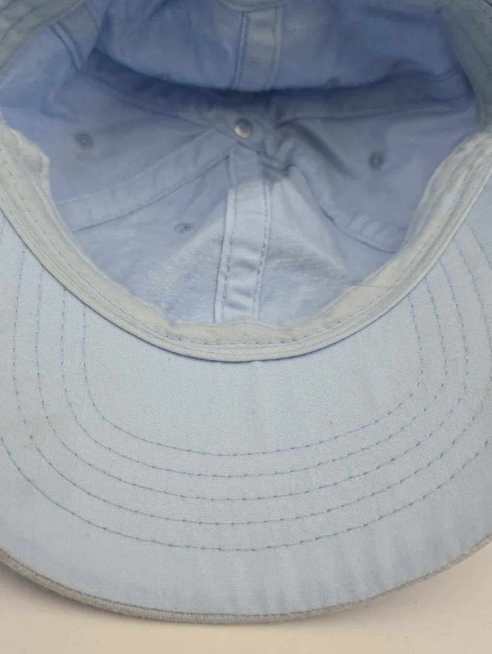 Youth Blue Solid Lightweight Adjustable Hat